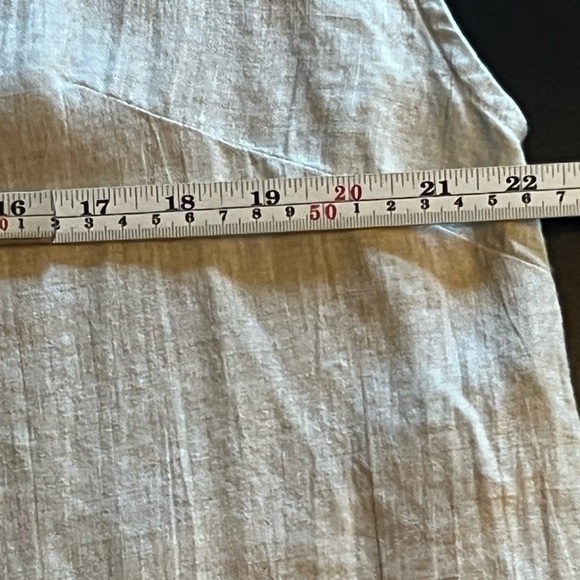 Linen Tales “Verbena” mélange linen pj set/cinch shorts & sleeveless top - NWT - Picture 13 of 16